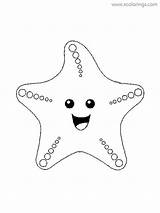 Starfish Coloring Fish Pages Star Baby Little Cartoon Colouring Printable Color Xcolorings Print 37k 1000px 750px Resolution Info Type  sketch template