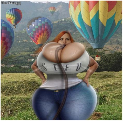 balloon girl inflation morph merge