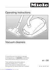 miele vacuum cleaners manuals manualslib