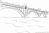 Bridges Zaporizhia Pont Relier sketch template