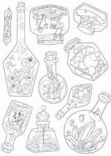 Potion Adults Potions Gnome sketch template