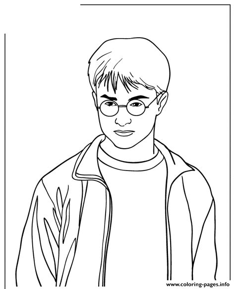 coloring pages harry potter easy images