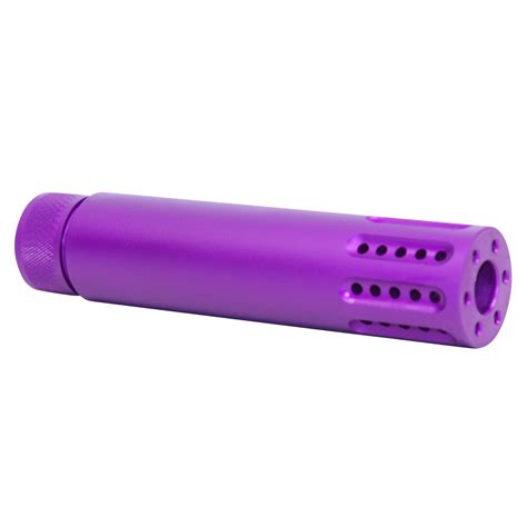 slip  fake suppressor  ar  muzzle brake  anodized purple
