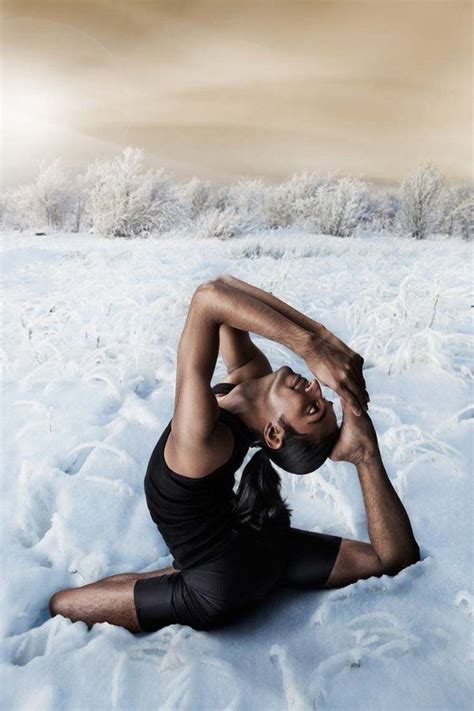 winter yoga body posture yoga asanas yoga art