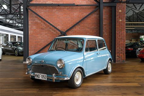 mini cooper  blue  richmonds classic  prestige cars storage  sales adelaide