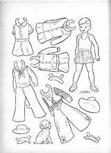 Papier Anziehpuppe Puppen Ausmalen Malbücher Papierspielzeug Stoffpuppen sketch template