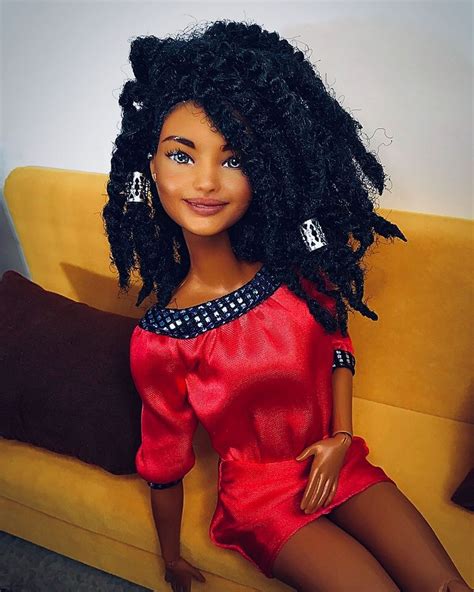 mom dolls crafting on instagram “ebony no make up to make up look 😉