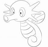 Horsea Coloring Pokemon Pages Printable Choose Board Lilly Cartoon Drawings Supercoloring Categories sketch template