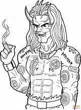 Ogre Coloring Pages Troll Para Colorir Desenhos Face Rpg Norwegian Designlooter Click Comments Template Drawing sketch template