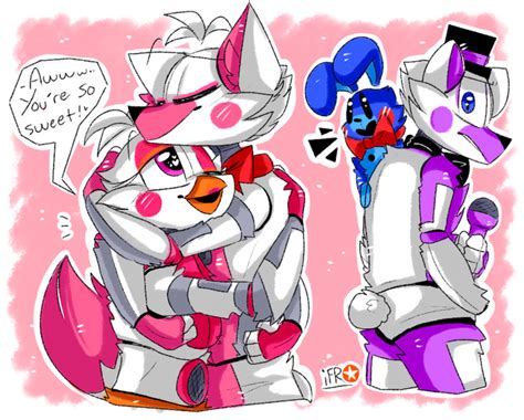 fnafcharacters01 s opinion on fnaf ships head canons funtime foxy x funtime chica