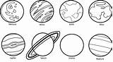 Mercury Planets Clipart Mars Planet Drawing Cliparts Solar System Jupiter Neptune Saturn Clip Outline Water Collection Wallpapers Library Drawings Space sketch template