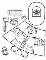 Preschool Bomberos Fireman Printables Bombero Niños Preescolar Fichas Excel sketch template