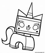 Lego Coloring Unikitty Pages Adventure Kids Big Printable sketch template