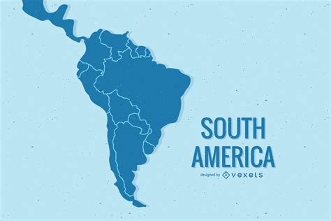 Projeto De Ilustração Do Mapa Da América Do Sul Baixar