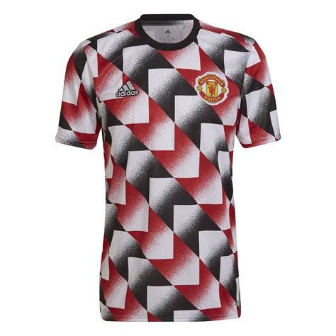 adidas manchester united pre match top   adults sportsdirect