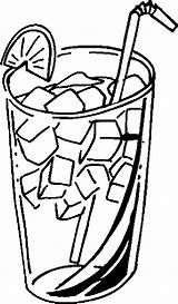 Tea Iced Drawing Coloring Drinks Pages Clipartmag Getdrawings sketch template