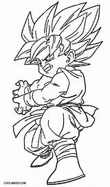 Goku Coloring Pages Dragon Ball Dbz Kids Games Drawing Ssj3 Printable Frida Color Easy Cool2bkids Para Sheets Colorir Print Super sketch template