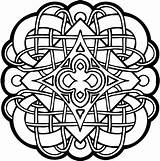 Celtic Coloring Pages Printable Designs Knot Symbol Tribal Mandala Adults Decal Cross 0004w Vinyl Personalize Sticker Line Color Adult Colouring sketch template