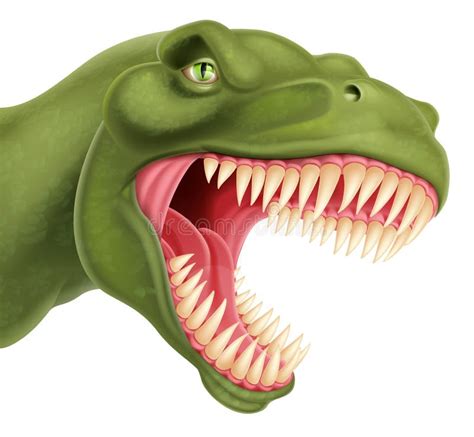 rex dinosaur head stock vector illustration  dinosaurs