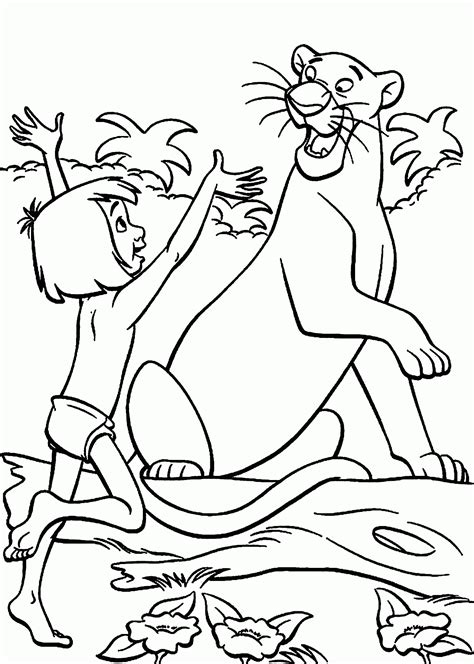 coloring pages  jungle book   coloring pages