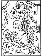 Kleurplaat Pannenkoeken Kleurplaten Eten Juffendag Kinderfeest Patat Drinken Smakelijk Lijn Meester Eet sketch template