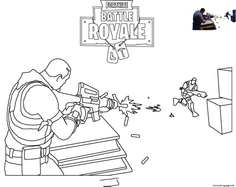 print fortnite scene shooting coloring pages coloring pages