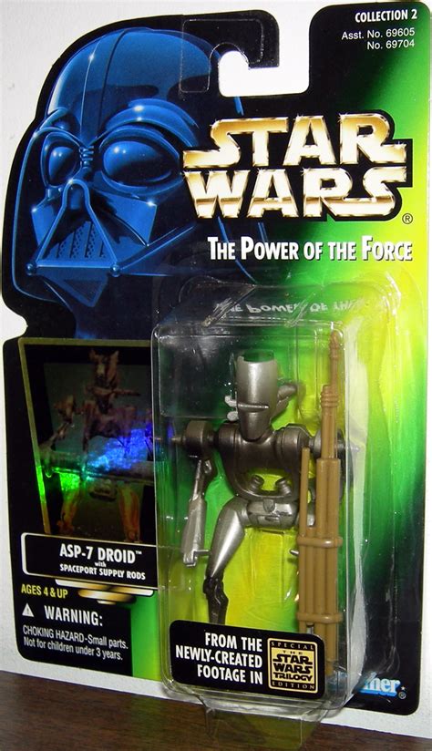 Asp 7 Droid Action Figure Star Wars Power Force Kenner