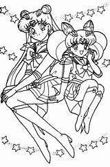 Sailor Coloring Pages Scouts Getcolorings Moon Mini sketch template