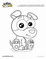 Spot Coloring Dog Pages Print Kids sketch template