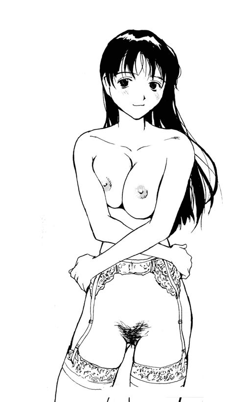 monochrome naked mania and coloring book 1 59 hentai image