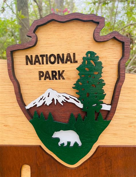 national park custom sign nps  replica wedding camp etsy