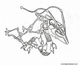 Mega Rayquaza Coloring Pages Pokemon Drawing Latias Coloriage Printable Drawings Getcolorings Getdrawings Cartoons Latios Deviantart Color Inspirational sketch template
