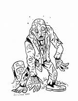 Zombies Halloween Tombe Monstre Mort Vivant Coloriages Sorti Sortant Frais Dessins Secours sketch template