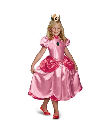 Super Mario Brothers Princess Peach Girls Costume Video