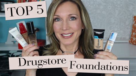 top 5 drugstore foundations for mature skin