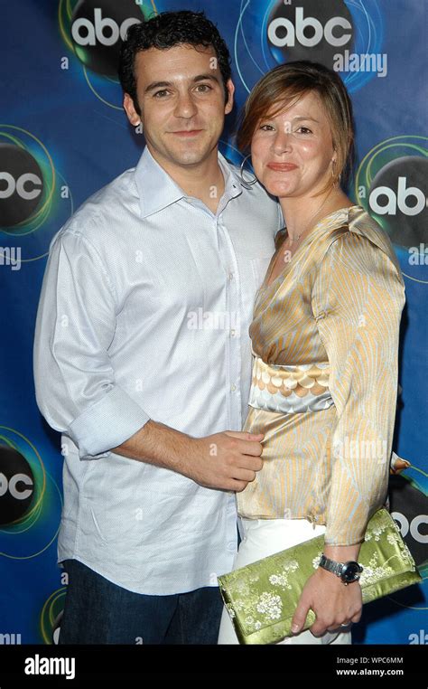 Fred Savage And Wife At The Abc 2005 Summer All Star Party Held At The