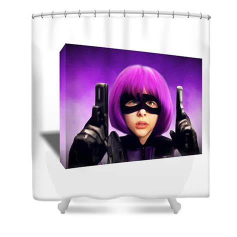 Kick Ass Hit Girl Go Time Canvas Art Shower Curtain For Sale By Art