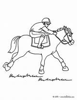 Coloring Horse Pages Racing Jockey Derby Galloping Hellokids Print Barrel Color Drawing Kentucky Rider Getcolorings Race Printable Online Competition Getdrawings sketch template