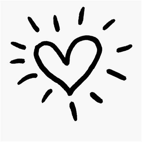 Download High Quality Heart Clipart Black And White Cute