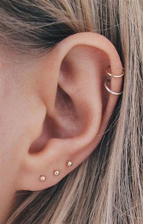 46 Ear Piercings For Women Beautiful And Cute Ideas 2019 Jewelry Diy