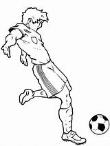 Soccer Coloring Kids Football Pages Color Back Print Boys sketch template