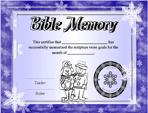 childrens gems   treasure box memory verse certificates