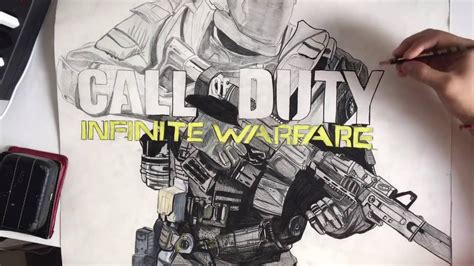 dibujo de call  duty infinite warfare parte  youtube