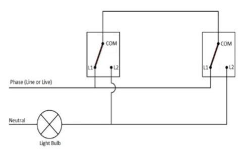 double gang switch wiring diagram wiring digital  schematic