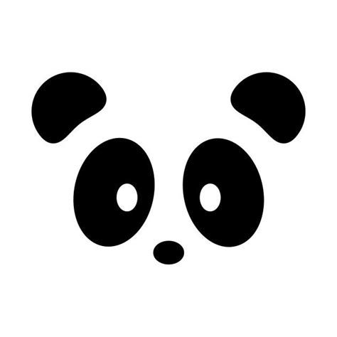 panda cut  template