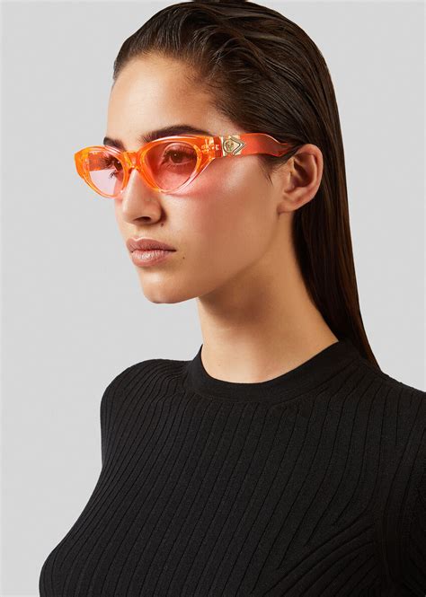 versace fluo pink v medusa sunglasses for women us online store