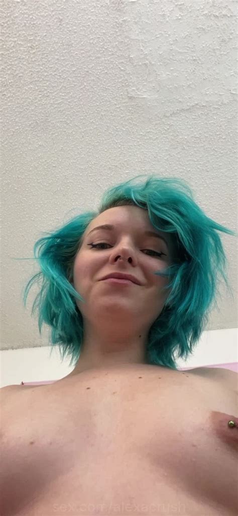 alexacrush wanna ride small boobs small tits tongue blue hair