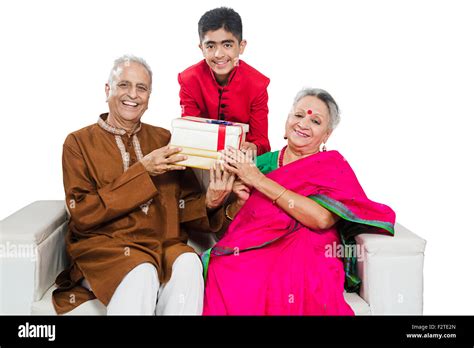 indian parents  grandparents  res stock photography  images alamy