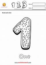 Coloring Number sketch template