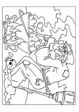 Heks Disegno Strega Hexe Bruja Schoolplaten Colorare Educolor sketch template